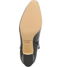 Franco Sarto Flexa Caden Leather Block Heel Booties