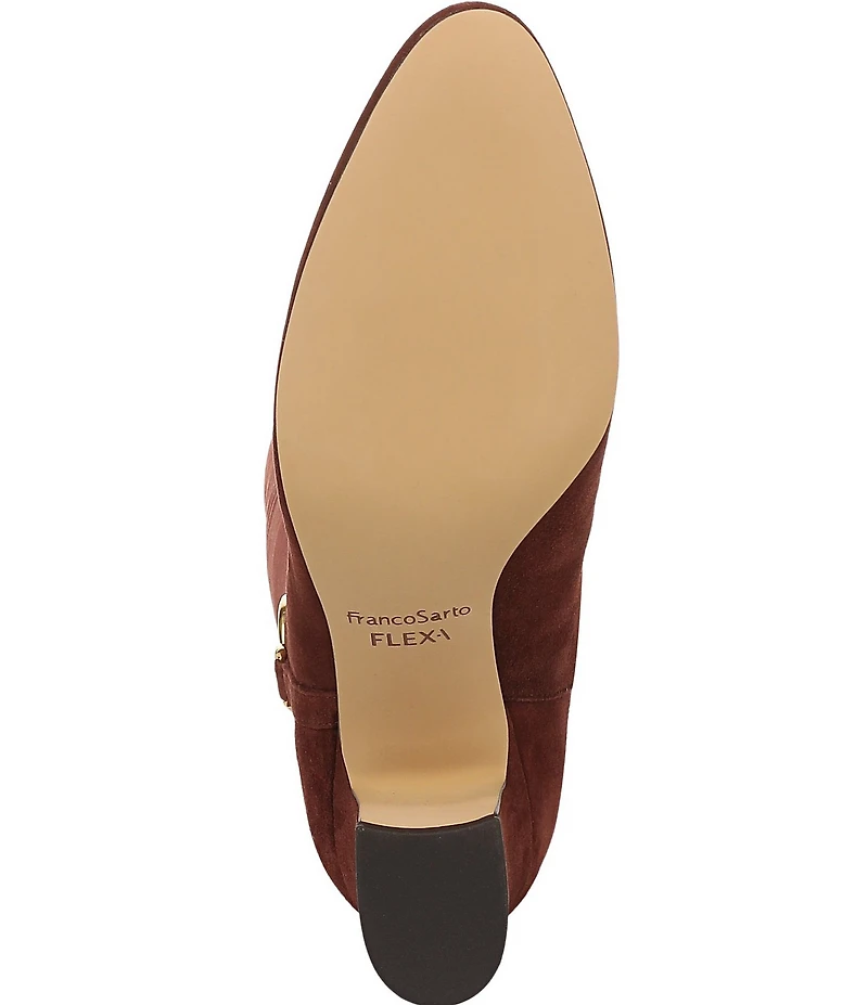 Franco Sarto Flexa Coley Suede Over the Knee Boots
