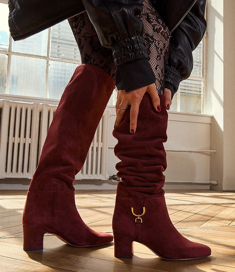 Franco Sarto Flexa Coley Suede Over the Knee Boots