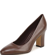 Franco Sarto Flexa Junia Leather Pointed Toe Pumps