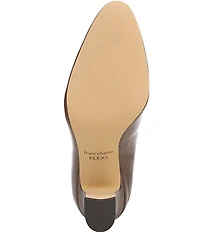 Franco Sarto Flexa Junia Leather Pointed Toe Pumps