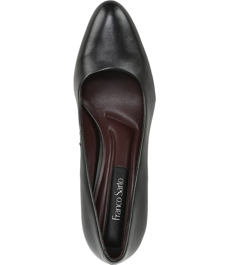 Franco Sarto Flexa Junia Leather Pointed Toe Pumps
