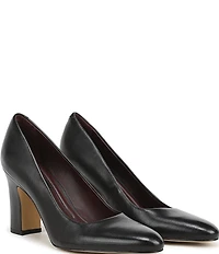 Franco Sarto Flexa Junia Leather Pointed Toe Pumps