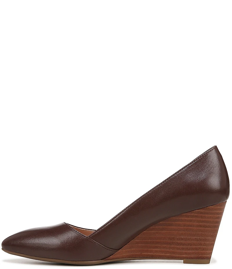 Franco Sarto Frankie Leather Wedge Pumps
