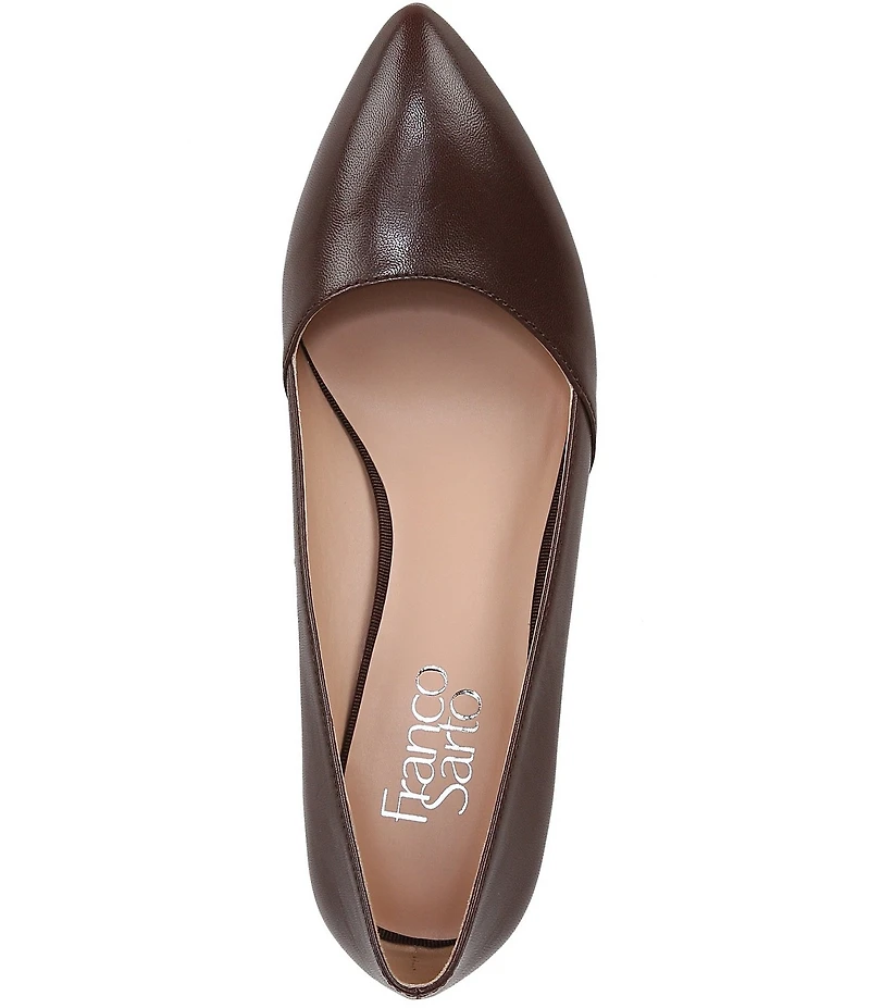 Franco Sarto Frankie Leather Wedge Pumps