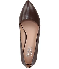Franco Sarto Frankie Leather Wedge Pumps