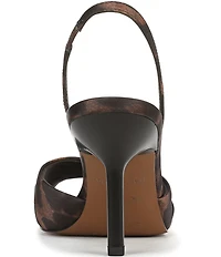 Franco Sarto Gogia Leopard Print Slingback Dress Sandals