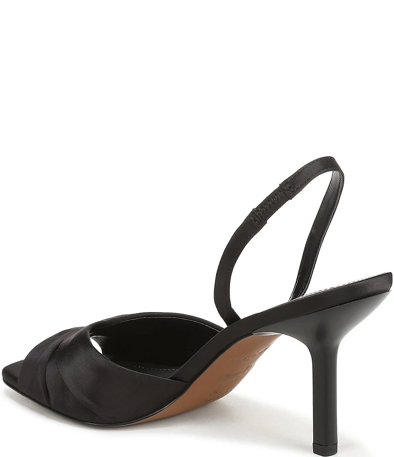 Franco Sarto Gogia Satin Slingback Dress Sandals