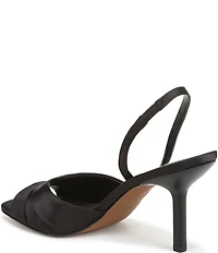 Franco Sarto Gogia Satin Slingback Dress Sandals