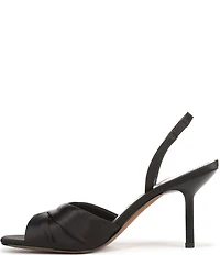 Franco Sarto Gogia Satin Slingback Dress Sandals