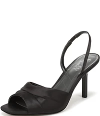 Franco Sarto Gogia Satin Slingback Dress Sandals
