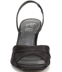 Franco Sarto Gogia Satin Slingback Dress Sandals