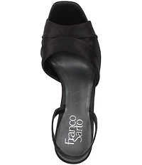 Franco Sarto Gogia Satin Slingback Dress Sandals