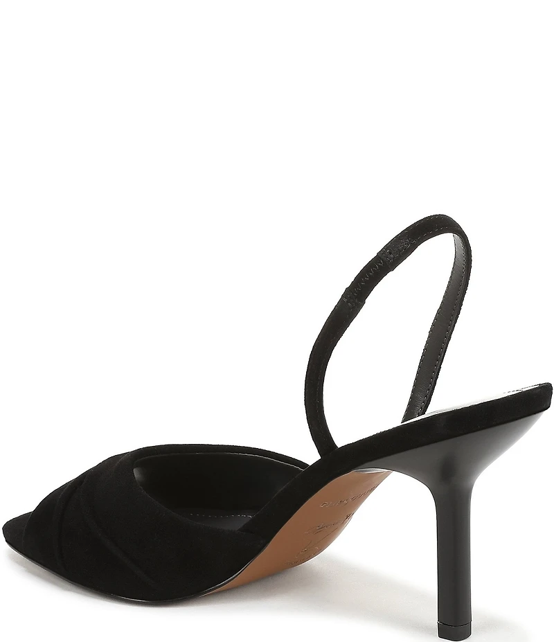 Franco Sarto Gogia Suede Slingback Dress Sandals