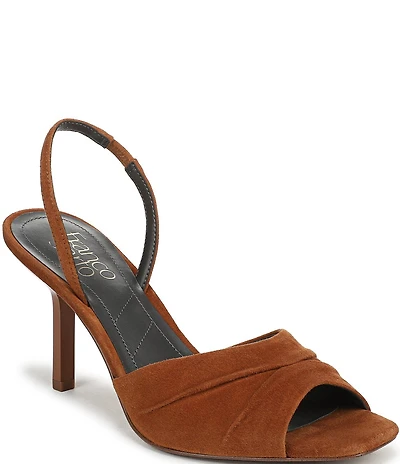 Franco Sarto Gogia Suede Slingback Dress Sandals