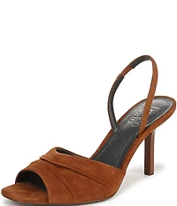 Franco Sarto Gogia Suede Slingback Dress Sandals