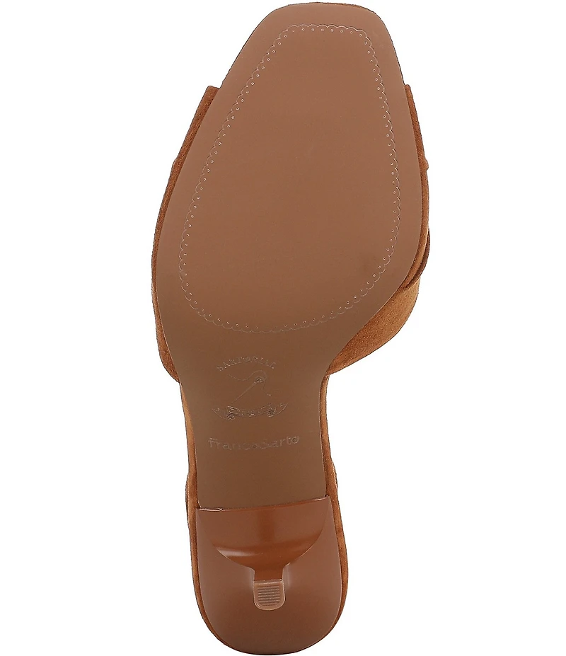Franco Sarto Gogia Suede Slingback Dress Sandals
