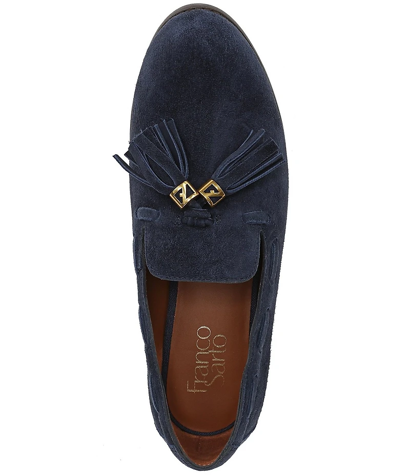 Franco Sarto Hartlie Suede Tassel Loafers
