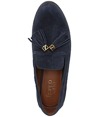 Franco Sarto Hartlie Suede Tassel Loafers