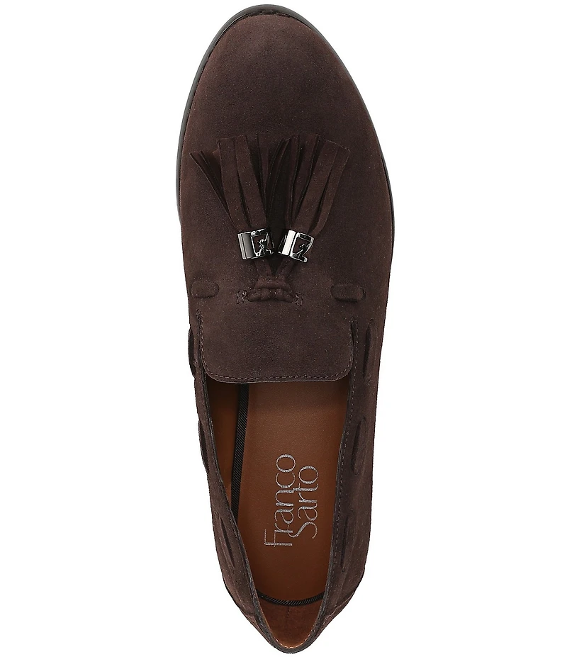 Franco Sarto Hartlie Suede Tassel Loafers