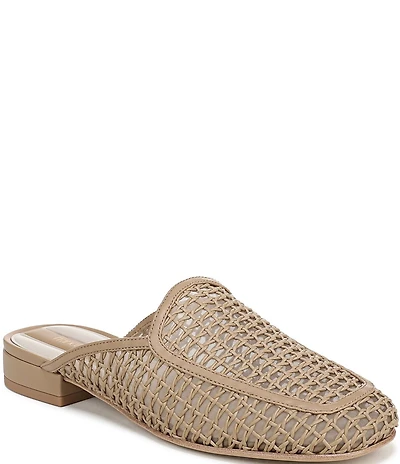 Franco Sarto Holland Woven Raffia Mules
