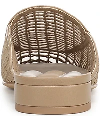 Franco Sarto Holland Woven Raffia Mules