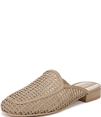 Franco Sarto Holland Woven Raffia Mules