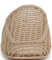Franco Sarto Holland Woven Raffia Mules