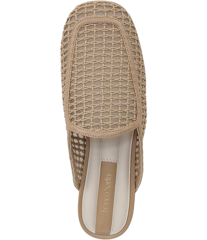 Franco Sarto Holland Woven Raffia Mules
