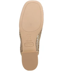 Franco Sarto Holland Woven Raffia Mules