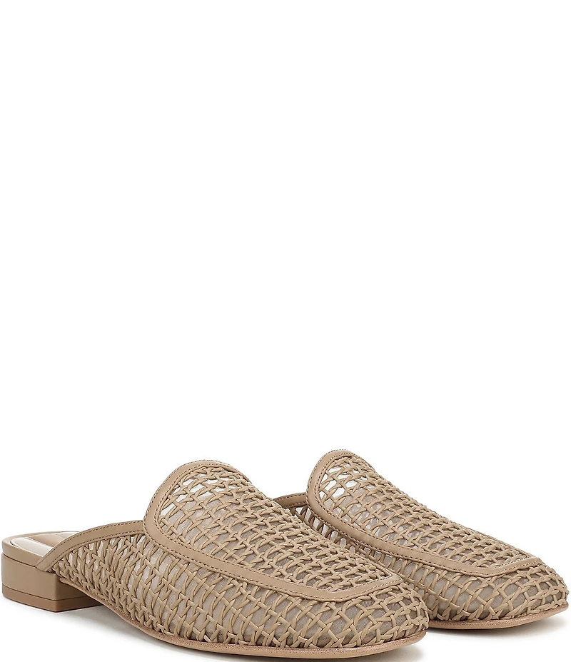 Franco Sarto Holland Woven Raffia Mules