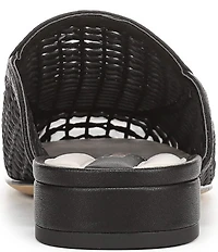 Franco Sarto Holland Woven Raffia Mules