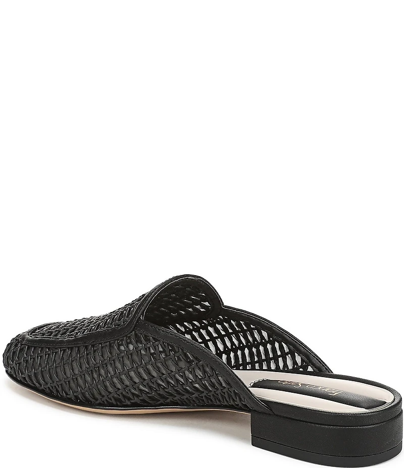 Franco Sarto Holland Woven Raffia Mules