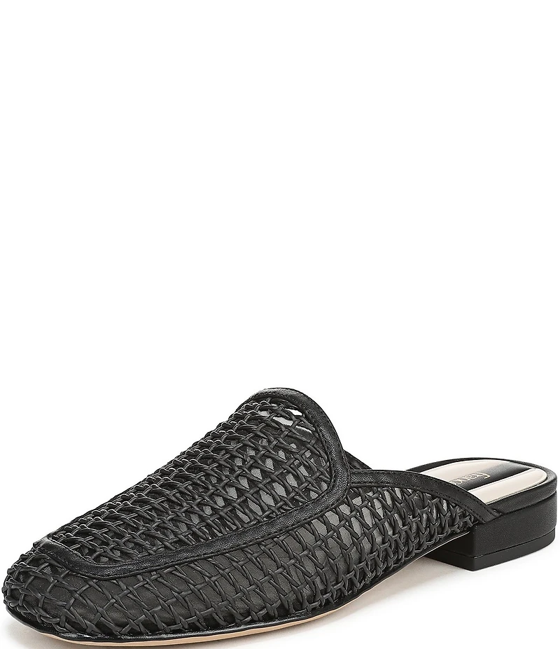 Franco Sarto Holland Woven Raffia Mules