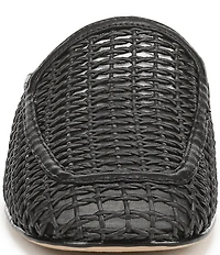 Franco Sarto Holland Woven Raffia Mules