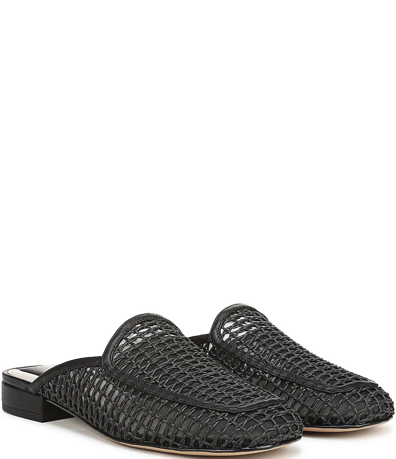 Franco Sarto Holland Woven Raffia Mules