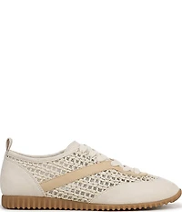 Franco Sarto Hollis 2 Woven Raffia Lace Up Sneakers