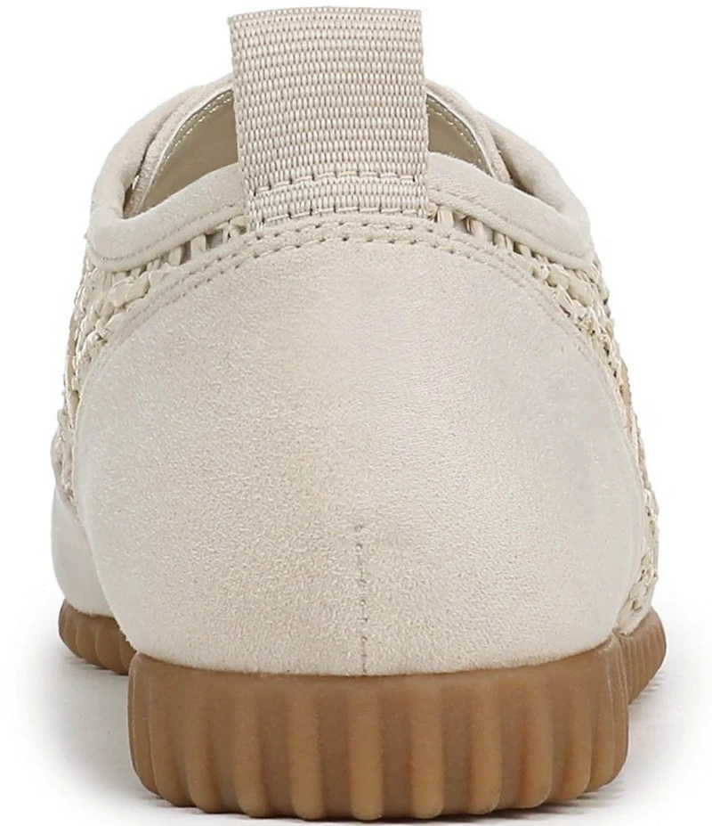 Franco Sarto Hollis 2 Woven Raffia Lace Up Sneakers