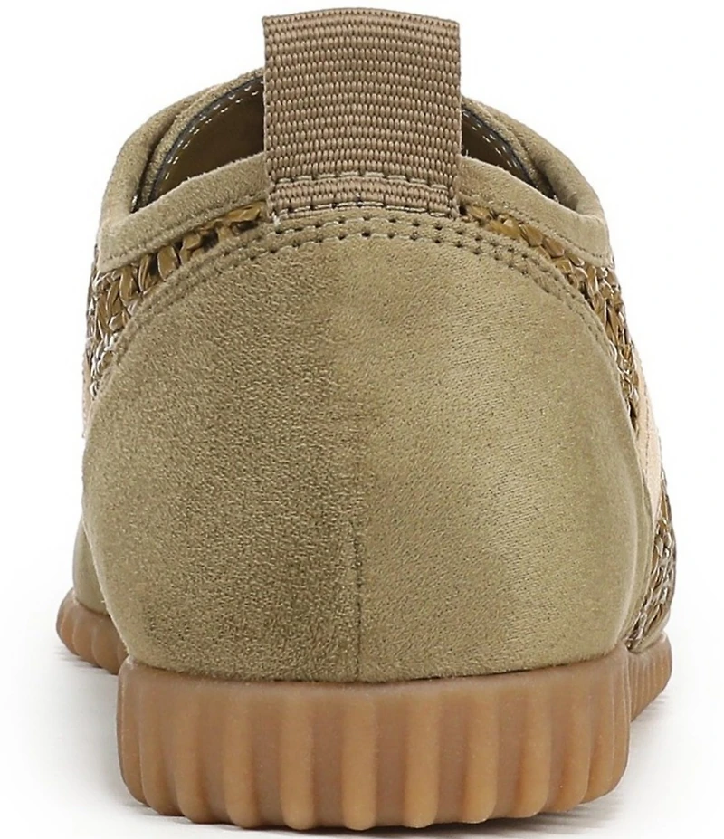 Franco Sarto Hollis 2 Woven Raffia Lace Up Sneakers