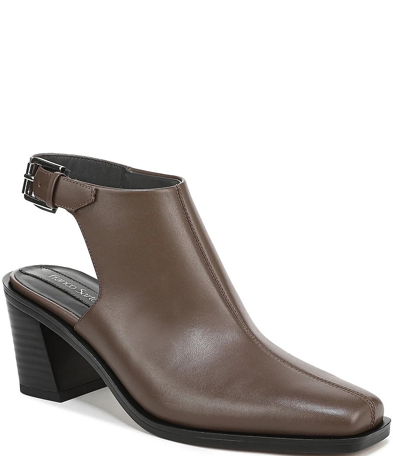 Franco Sarto Isadora Leather Slingback Shooties
