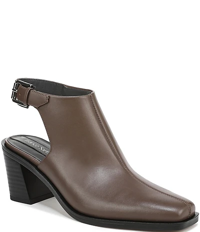 Franco Sarto Isadora Leather Slingback Shooties