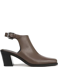 Franco Sarto Isadora Leather Slingback Shooties