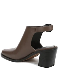 Franco Sarto Isadora Leather Slingback Shooties