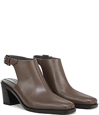 Franco Sarto Isadora Leather Slingback Shooties