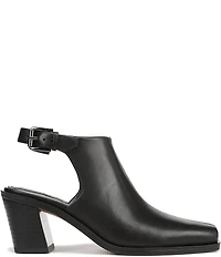 Franco Sarto Isadora Leather Slingback Shooties