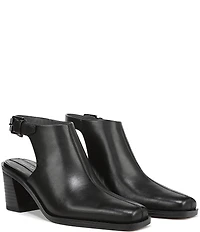 Franco Sarto Isadora Leather Slingback Shooties