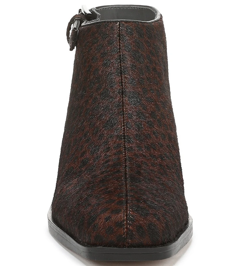 Franco Sarto Isadora Leopard Print Calf Hair Slingback Shooties