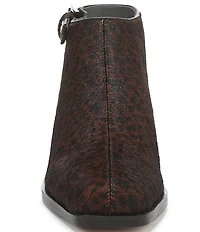 Franco Sarto Isadora Leopard Print Calf Hair Slingback Shooties