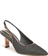 Franco Sarto Jurina3 Textured Glitter Slingback Pumps