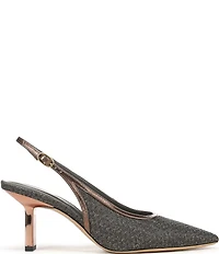 Franco Sarto Jurina3 Textured Glitter Slingback Pumps